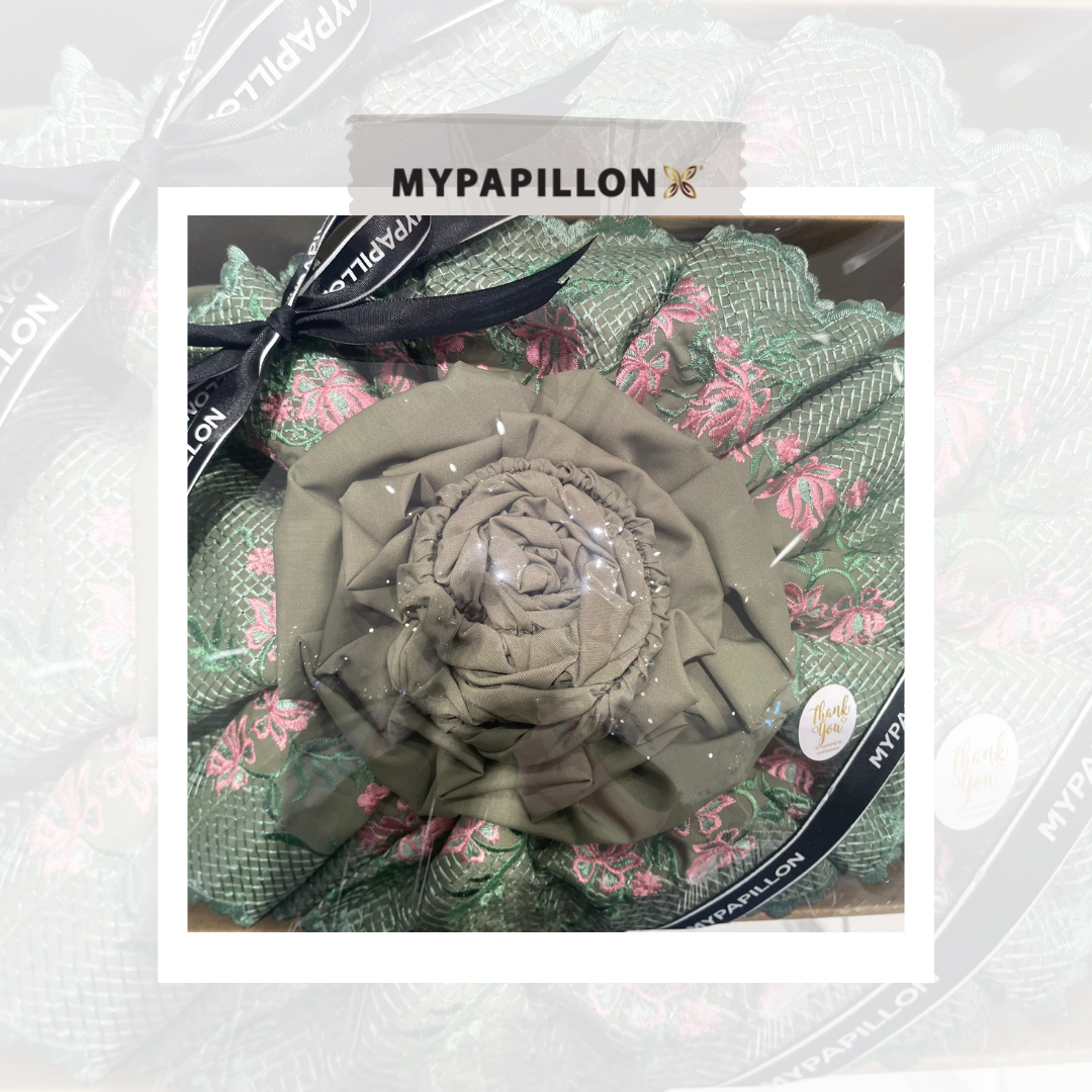 Set Gift Telekung Cotton Printed