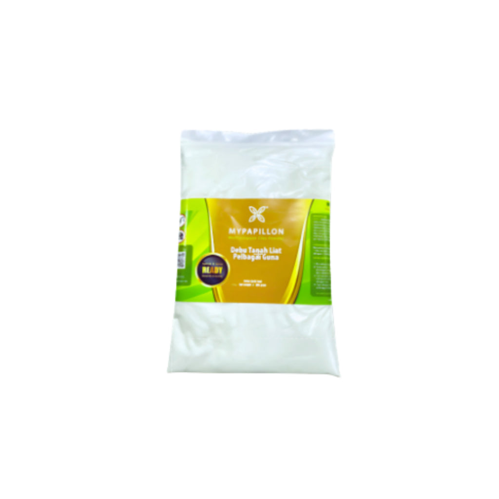 Debu Tanah Liat Putih 200g – Samak Sertu Najis Mughallazah & Tayammum Clay Powder – MYPAPILLON