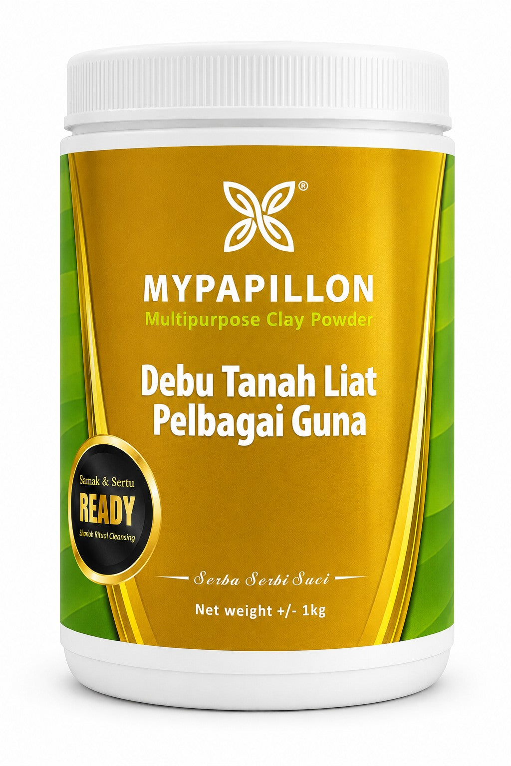 Clay Powder in Bottle