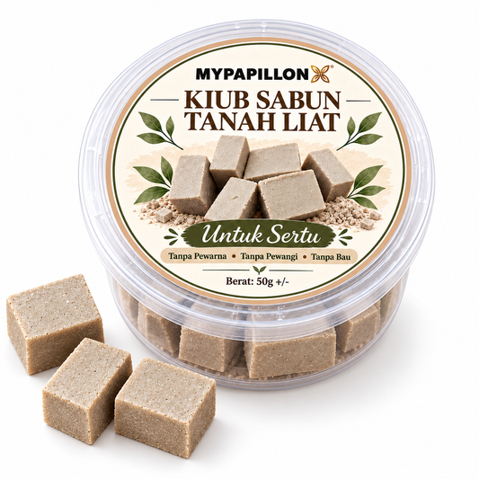 MyPapillon Kiub Sabun Tanah Liat untuk Sertu