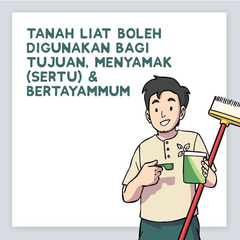 KOMBO Debu Tanah Liat Pelbagai Guna Untuk Kegunaan Samak, Sertu & Tayamum - Produk Oleh MYPAPILLON