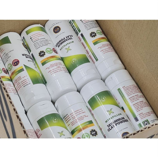 [AGENT PRICE] MyPapillon - DEBU TAYAMMUM - 100% Debu Tanah Liat Putih - 30 g x 50 botol