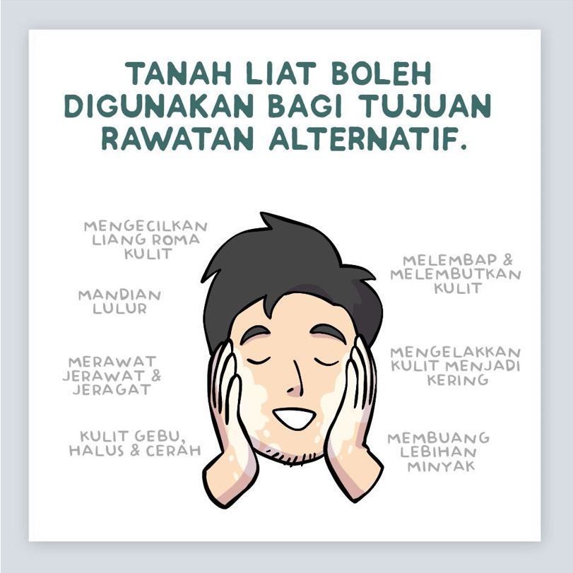 KOMBO Debu Tanah Liat Pelbagai Guna Untuk Kegunaan Samak, Sertu & Tayamum - Produk Oleh MYPAPILLON