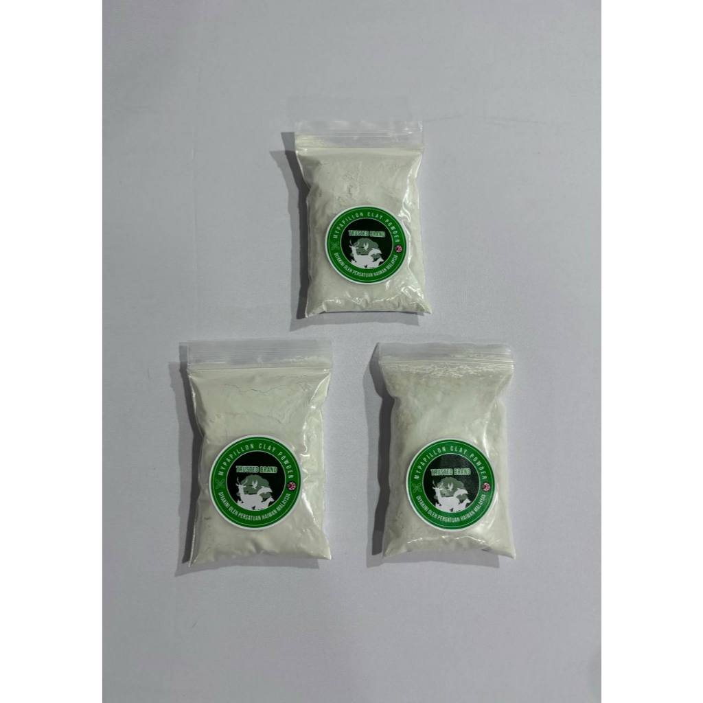 PEK 3 X 30GRAM DEBU TANAH LIAT (REFILL / LOOSE PACK)