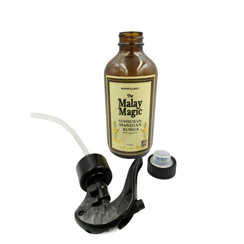 THE MALAY MAGIC - SEMBURAN Mandi Bunga  - Aura 7 Bunga Naik Seri Wajah - 1 Botol Kaca 250 ml
