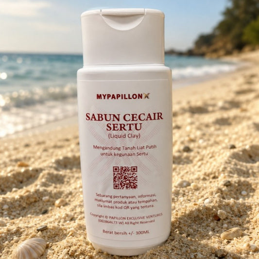 300ML SABUN CECAIR SERTU. SESUAI SEMUA KULIT. TIADA PEWARNA &TIADA  BAU WANGIAN. 100% ASLI